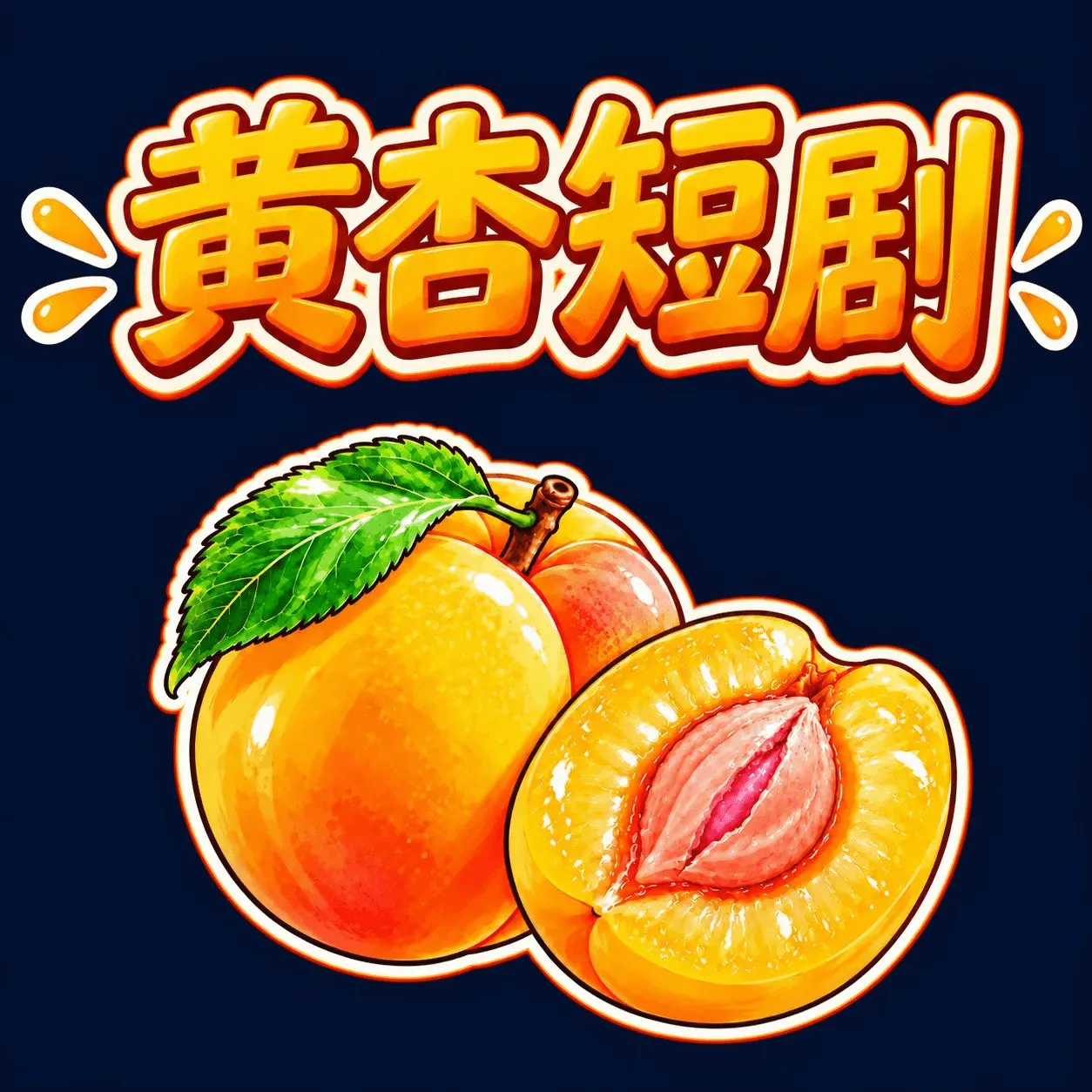 黄杏短剧 logo